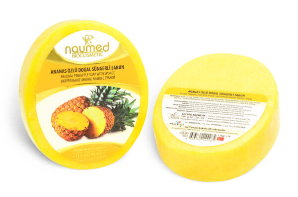Naumed Ananas Özlü Süngerli Sabun 135g