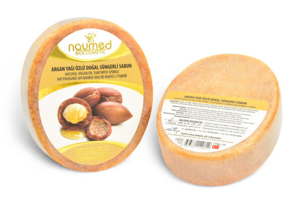 Naumed Argan Özlü Süngerli Sabun 135g