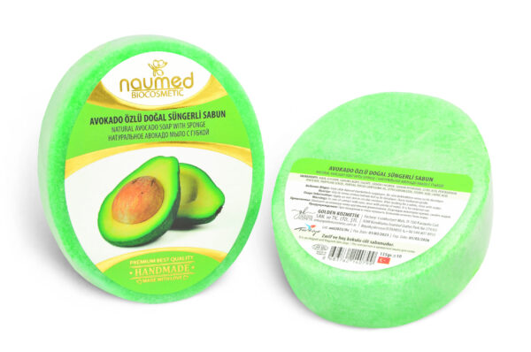 Naumed Avokado Özlü Süngerli Sabun 135g