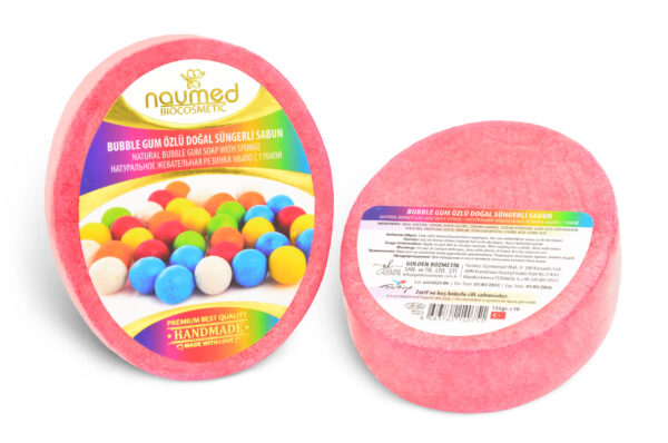 Naumed Bubble Gum Özlü Süngerli Sabun 135g
