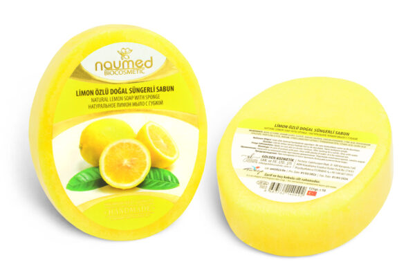 Naumed Limon Özlü Süngerli Sabun 135g