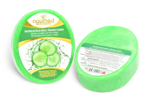 Naumed Salatalık Özlü Süngerli Sabun 135g