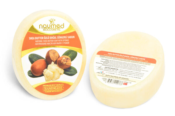 Naumed Shea Butter Özlü Süngerli Sabun 135g